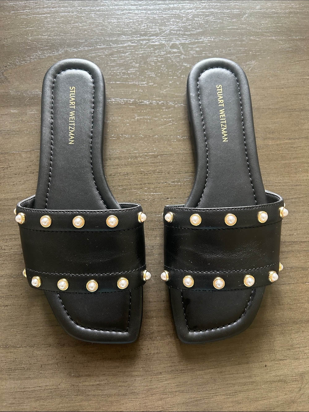 Stuart Weitzman Pearl Slide Sandal - Size US 5 / EU 35.5